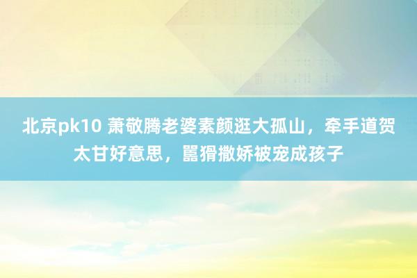北京pk10 萧敬腾老婆素颜逛大孤山，牵手道贺太甘好意思，嚚猾撒娇被宠成孩子