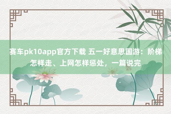 赛车pk10app官方下载 五一好意思国游：阶梯怎样走、上网怎样惩处，一篇说完